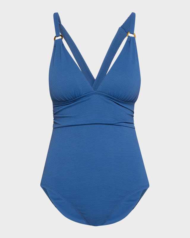 Island Cays Gold Ring One-Piece Swimsuit